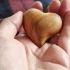 a person holding a heart shaped object