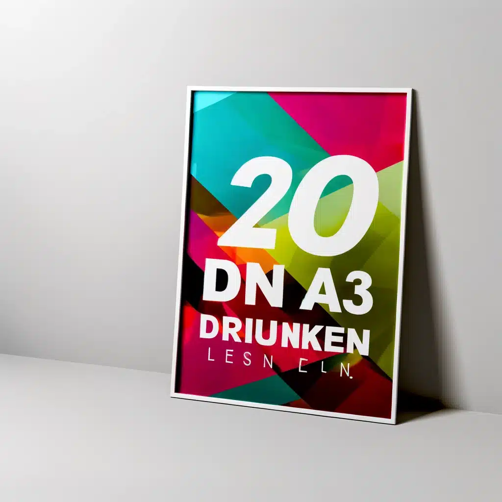 20DIN A3 Flyer Drucken lassen